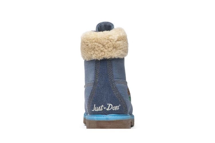 Just Don x Timberland 6 Inch Fabric Boot Blue