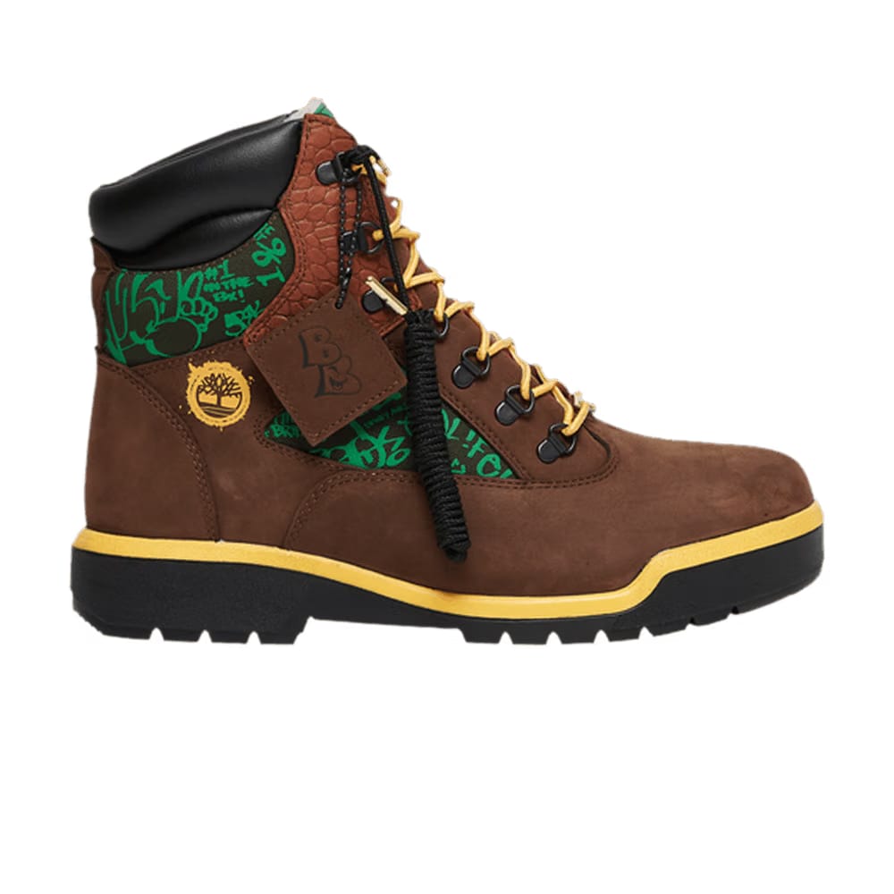 Desus & Mero x Timberland 6 Inch Waterproof Field Boot Dark Brown Crocodile