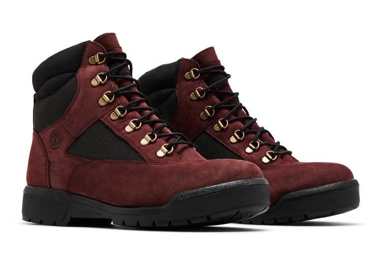 Timberland 6-Inch Field Boot Burgundy