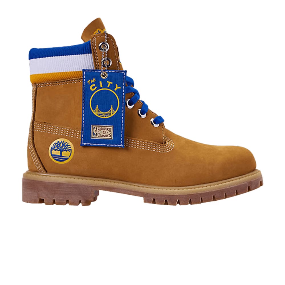 NBA x Mitchell and Ness x Timberland 6 Inch Classic Premium Boot Golden State Warriors