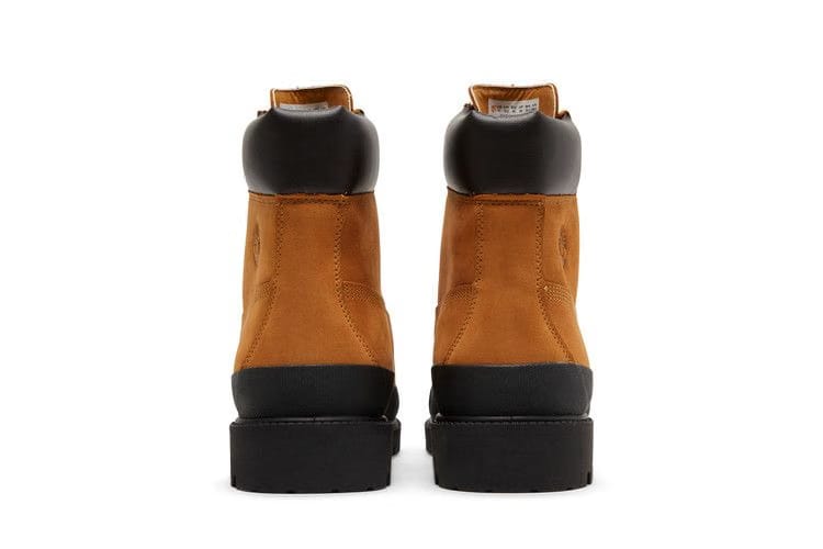 Timberland 6 Inch Premium Rubber Toe Boot Wheat Black