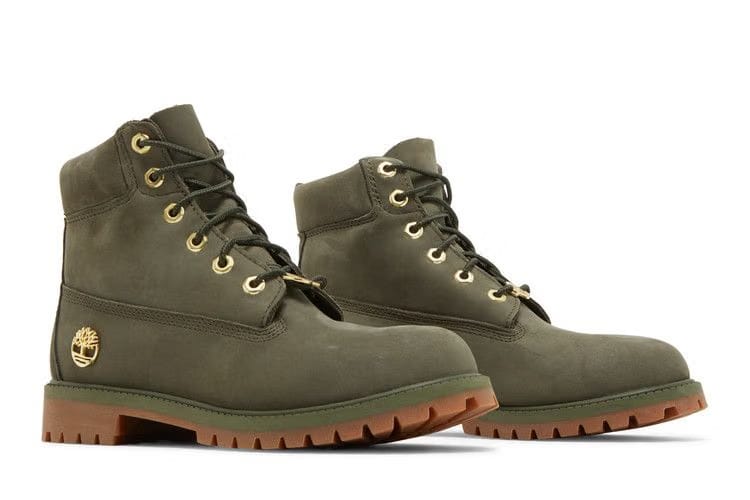Timberland 6 Inch Premium Junior Dark Green