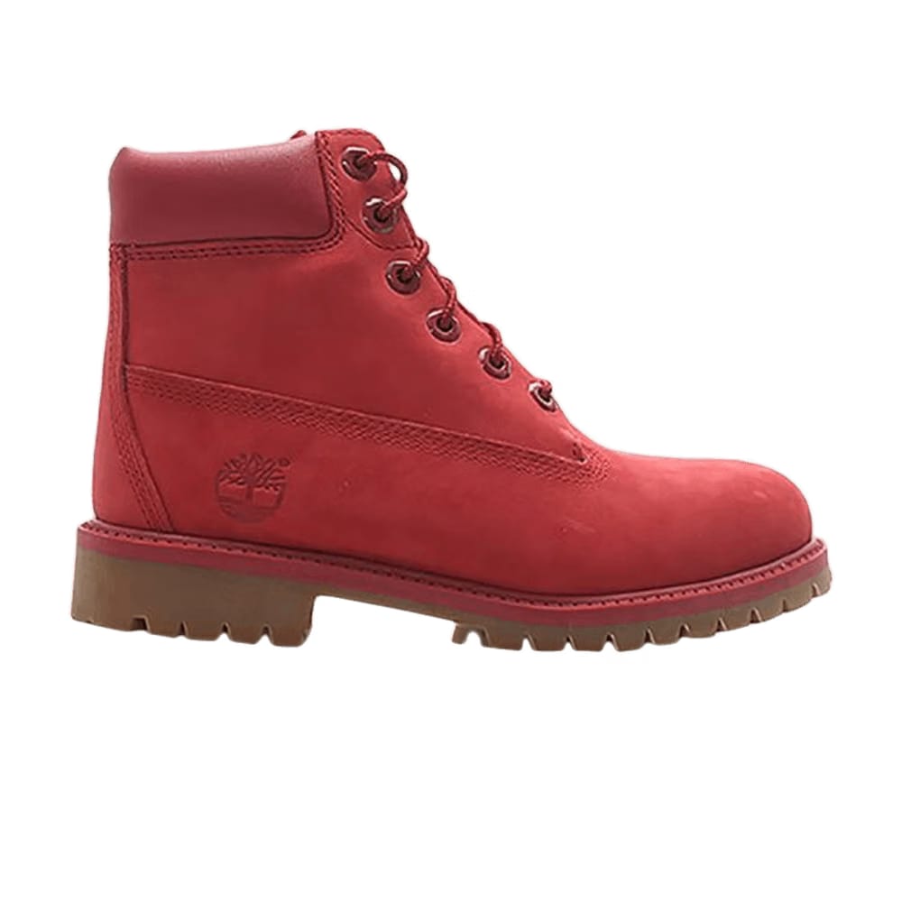 Timberland 6 Inch Premium Junior Red