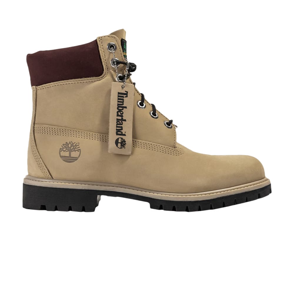 Timberland 6 Inch Premium Boot Light Beige Red