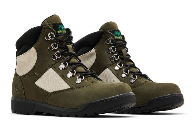 Timberland 6 Inch Field Boot Junior Dark Green