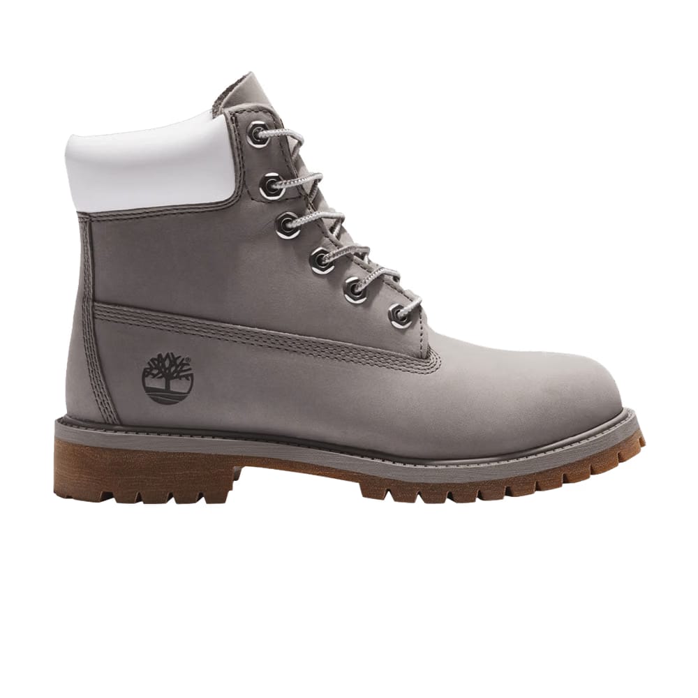Timberland 6 Inch Premium Boot Junior Medium Grey White
