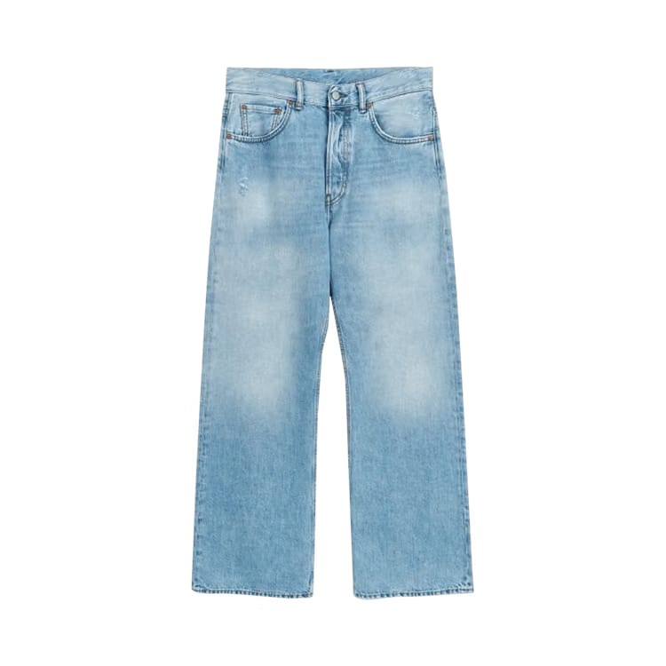 Acne Studios Loose Bootcut Jeans Light Blue