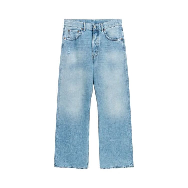 Acne Studios Loose Bootcut Jeans Light Blue