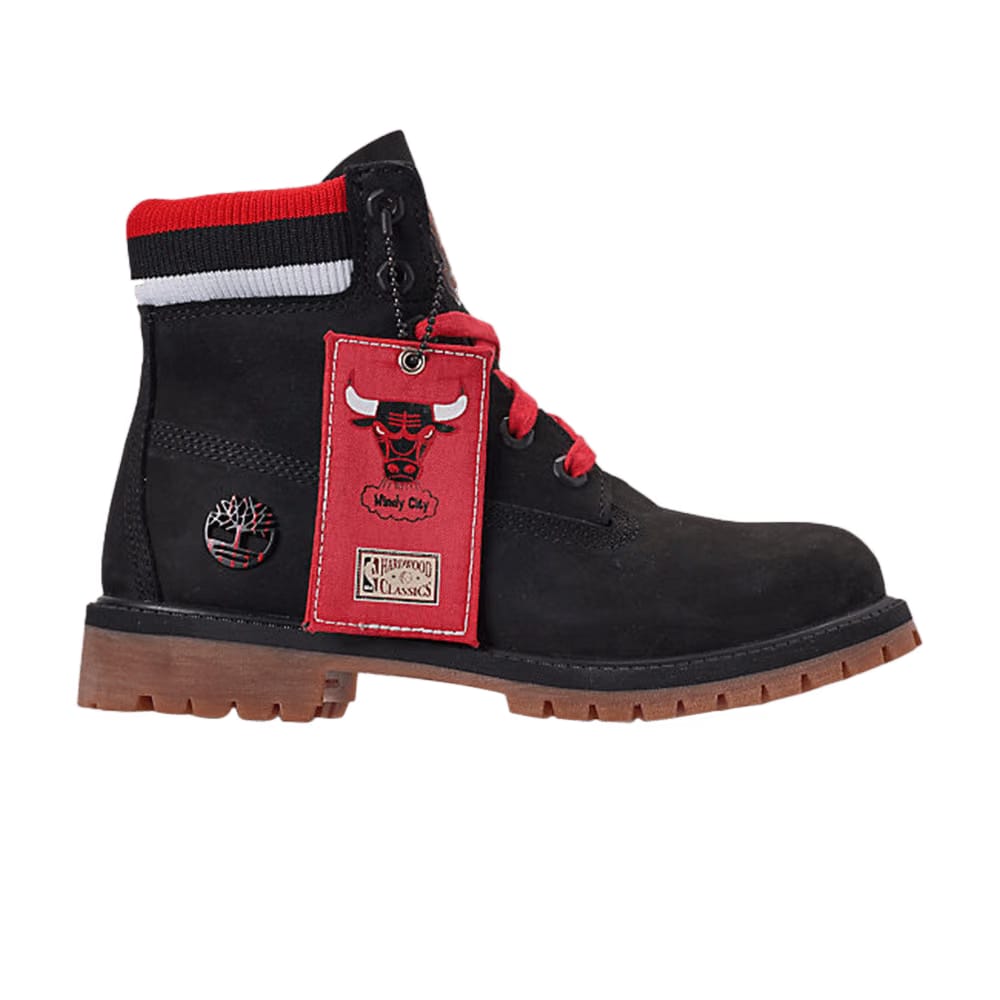 NBA x Mitchell and Ness x Timberland 6 Inch Classic Premium Boot Junior Chicago Bulls