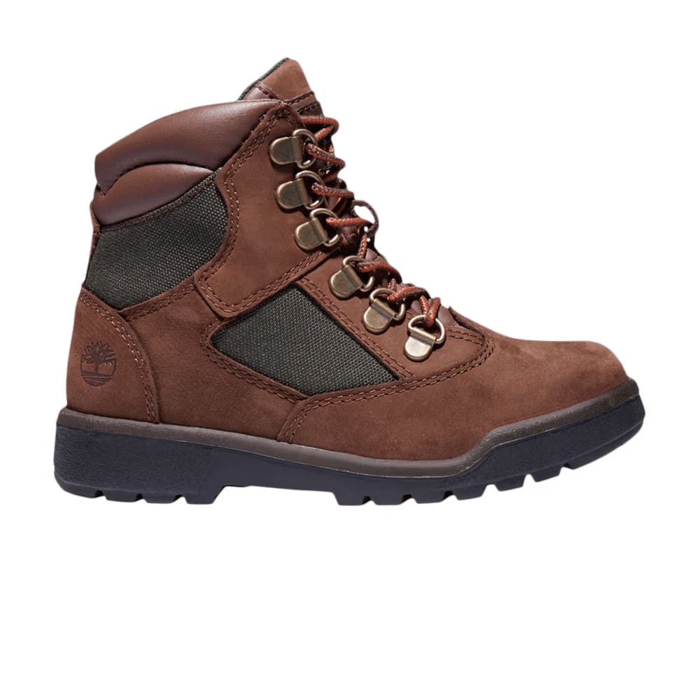 Timberland 6 Inch Field Boot Junior Medium Brown Olive