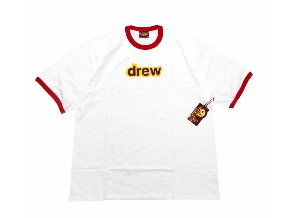 Drew House Oversized Secret Ss Ringer T-Shirt White
