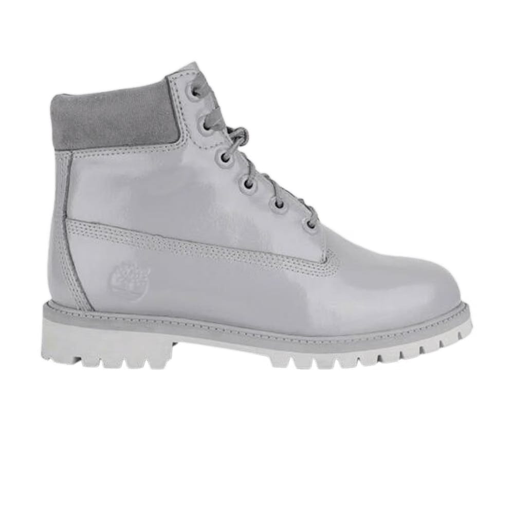 Timberland 6 Inch Premium Junior Grey Shine