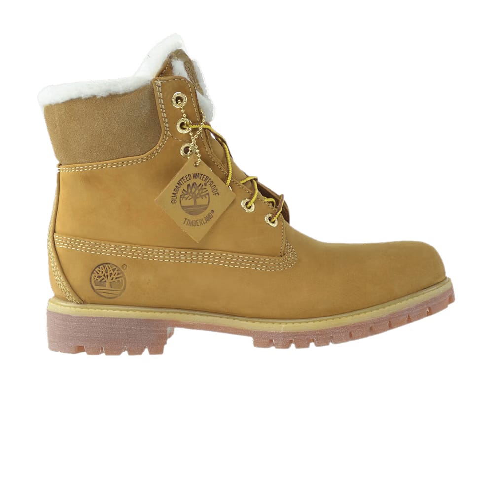 Timberland 6 Inch Fur Lined Boot Wheat