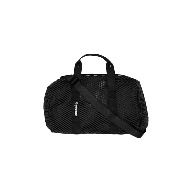 Supreme Mesh Duffle Bag Black