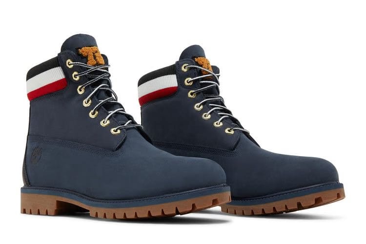 Timberland 6 Inch Heritage Warm Lined Boot Navy Red