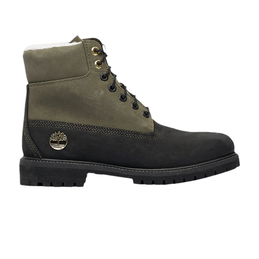 Timberland 6 Inch Premium Shearling Boot Junior Black Grapeleaf