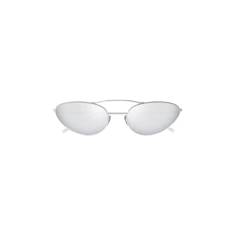 Saint Laurent Cat Eye Sunglasses Silver