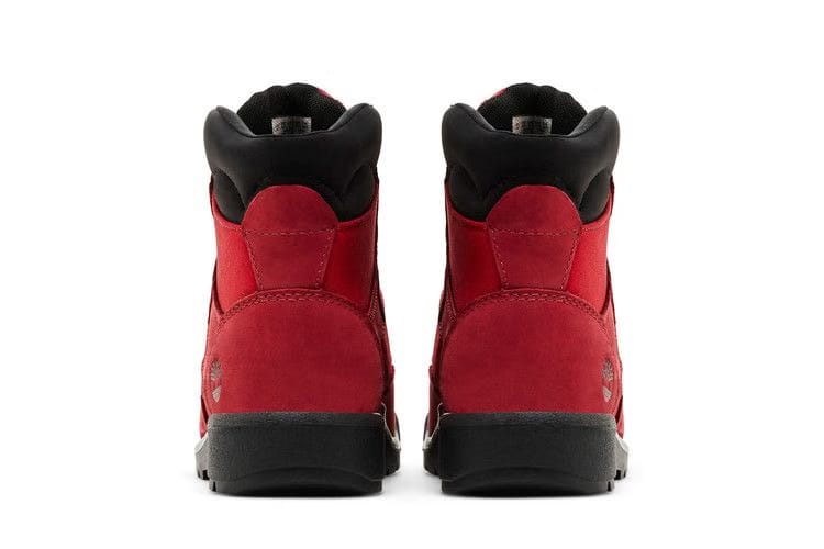 Timberland 6 Inch Field Boot Junior Dark Red Black