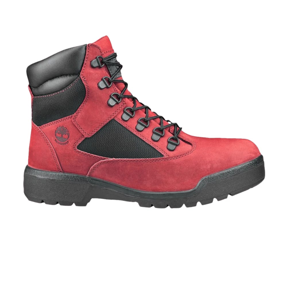 Timberland 6 Inch Field Boot Junior Dark Red