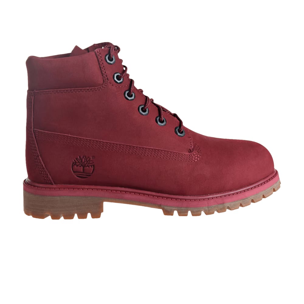 Timberland 6 Inch Kids Burgundy