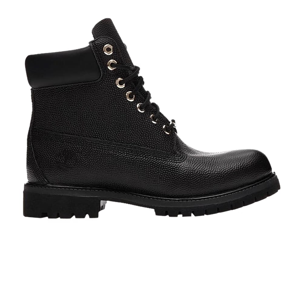 Timberland 6 Inch Premium Football Leather Boot Black