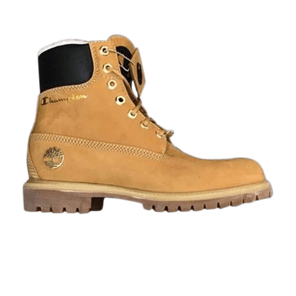 Champion x Timberland 6 Inch Premium WP Warm-Lined Wheat Nubuck