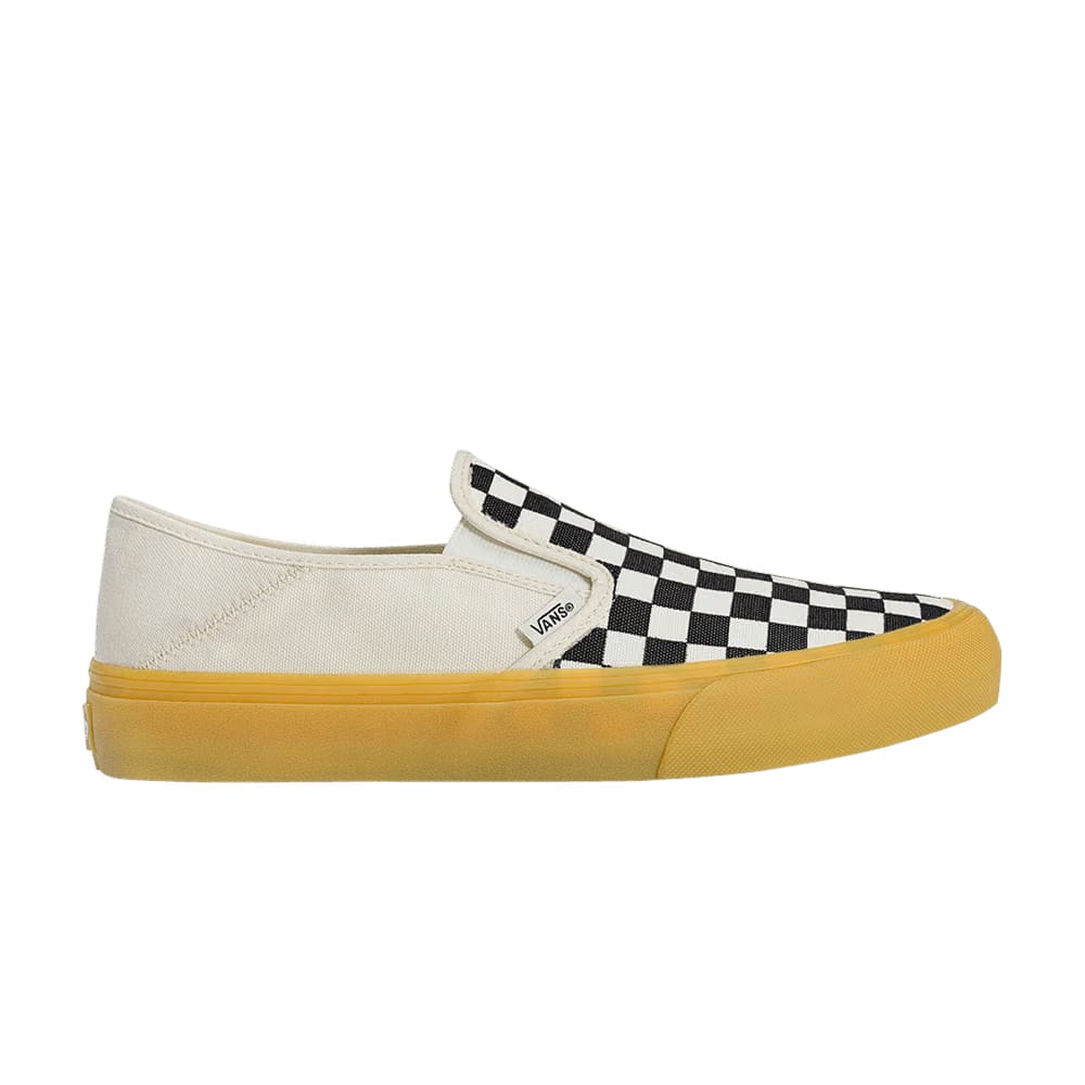 Slip-On SF Checkerboard - Black Marshmallow Gum