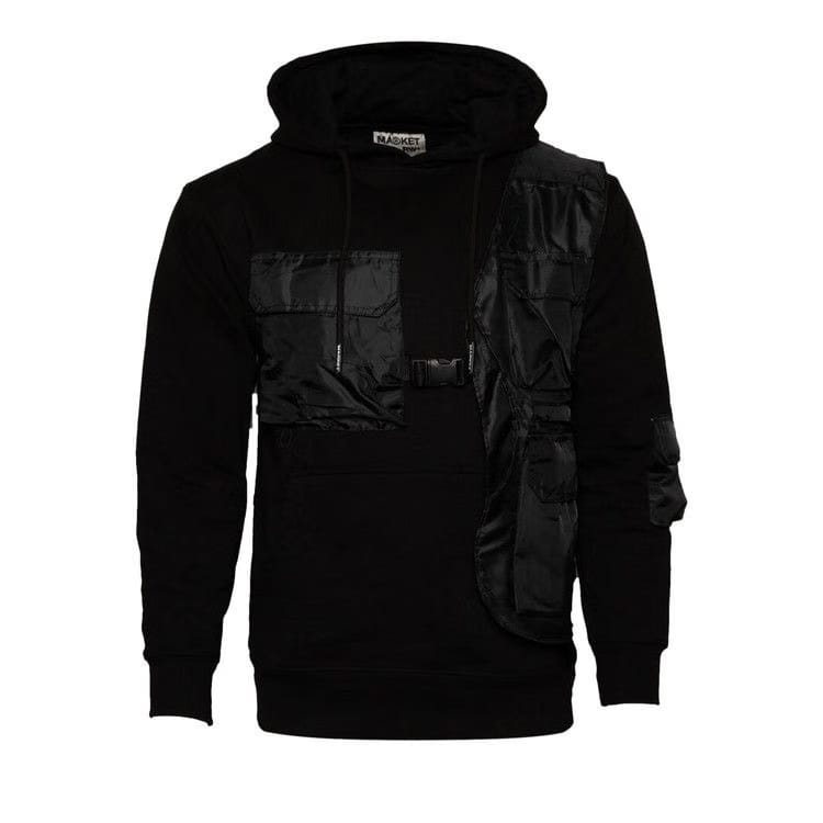 Market Multi Pocket Hoodie Black