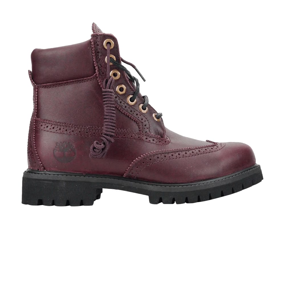Timberland 6 Inch Premium Brogue Burgundy
