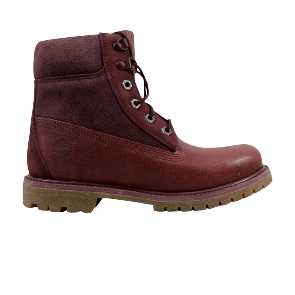 Timberland Wmns 6 Inch Premium D Ring 'Burgundy'