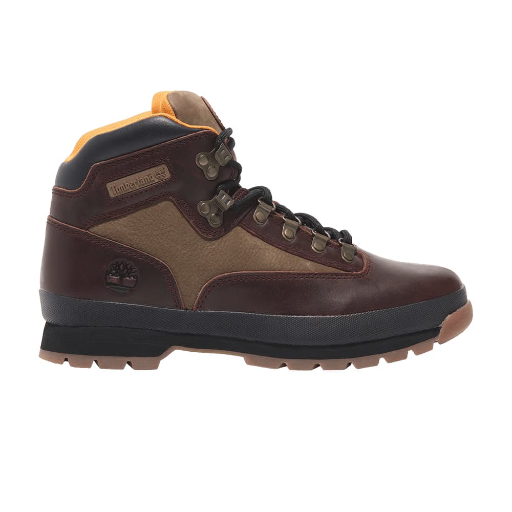 Timberland Euro Hiker Lace-Up Mid Boot Root Beer