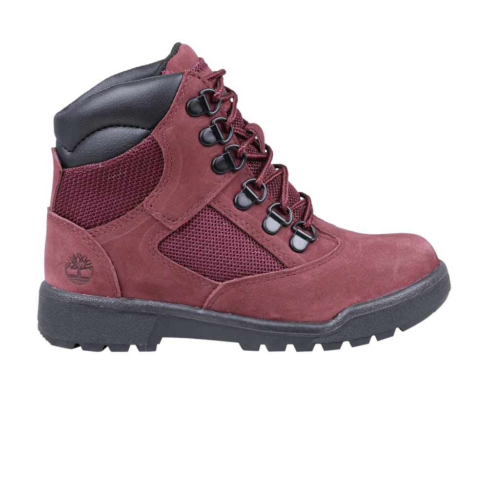 Timberland 6 Inch Field Boot Youth Burgundy