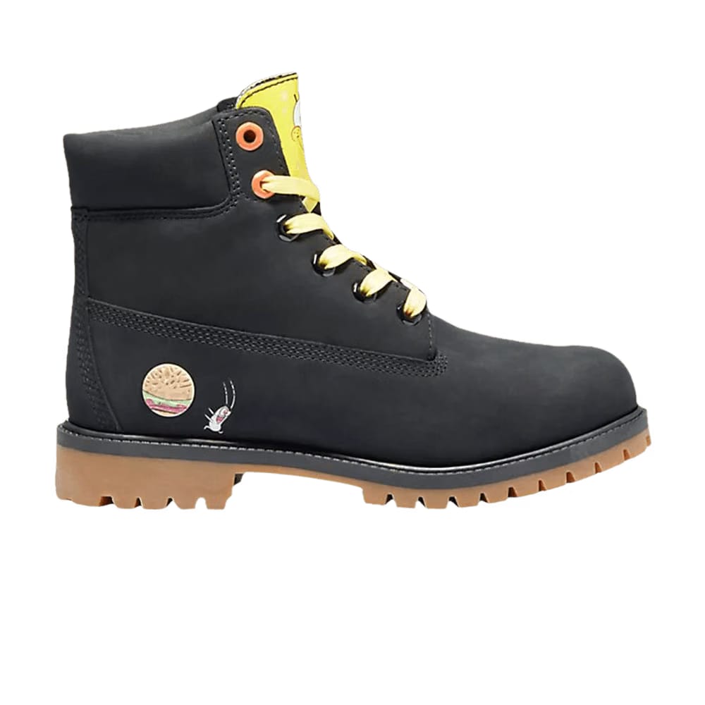 SpongeBob SquarePants x Timberland 6 Inch Junior Black Sample