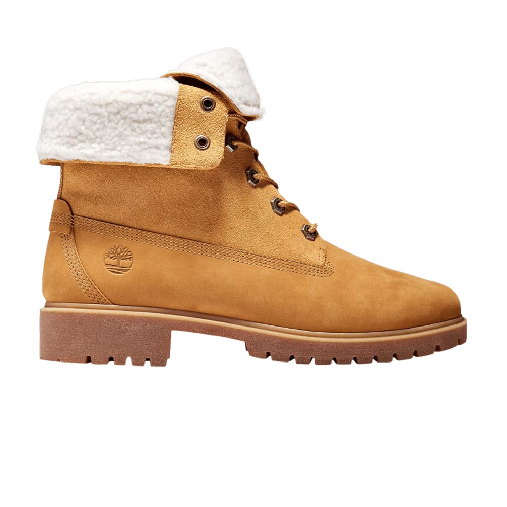 Timberland Wmns Jayne Waterproof Fleece Fold-Down Boot 'Wheat'