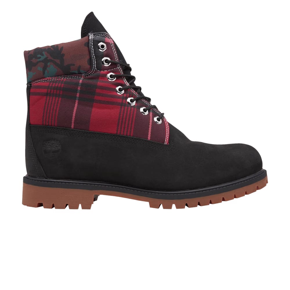 Timberland 6 Inch Heritage Boot Camo Plaid - Black