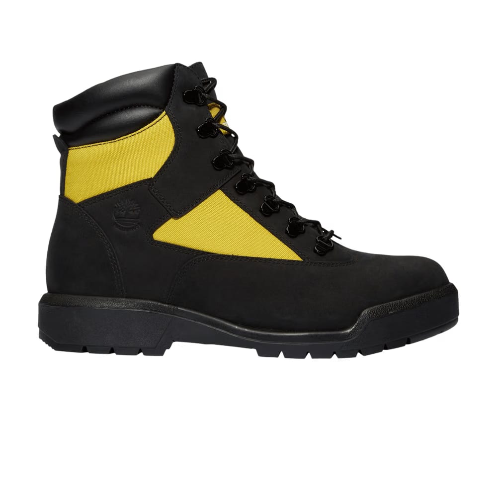 Timberland 6 Inch Field Boot Black Yellow
