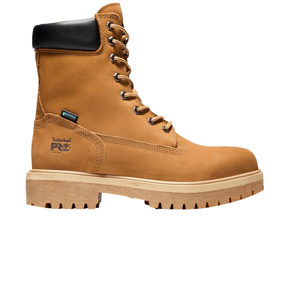 Timberland Direct Attach 8 Inch Soft Toe Waterproof Boot Wheat