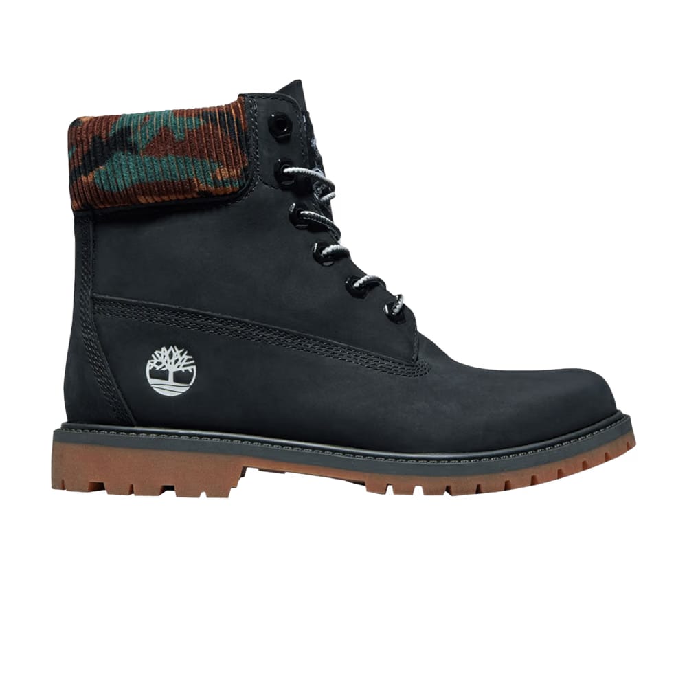 Timberland Wmns 6 Inch Heritage Waterproof Boot 'Black Camo Gum'