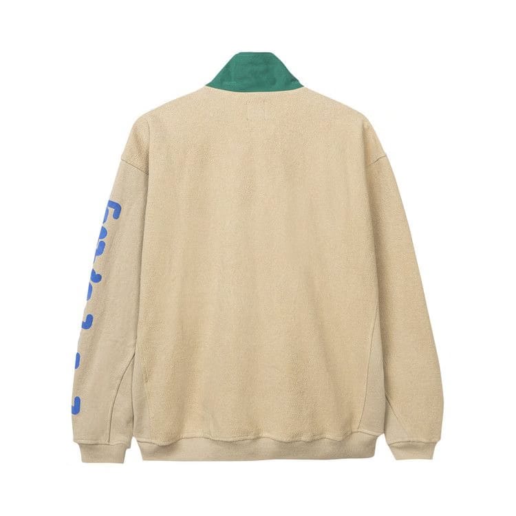 Brain Dead Global Works Snap Mock Neck Pullover Natural