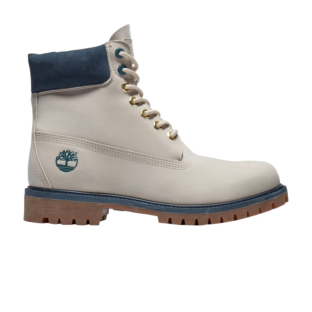 Timberland 6 Inch Premium Waterproof Boot White Navy