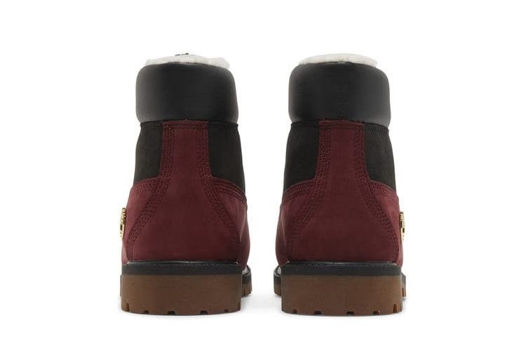 Timberland 6 Inch Premium Shearling Boot Junior Syrah Black