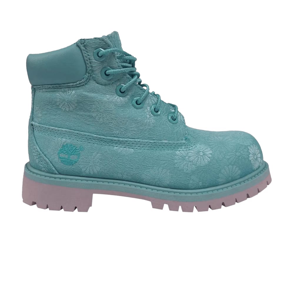 Timberland 6 Inch Premium Boot Junior Maui Blue Floral