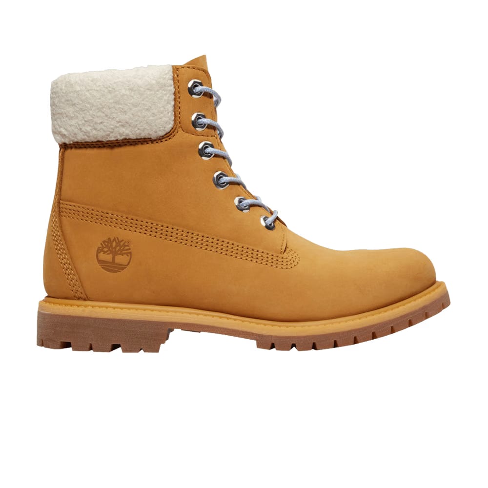 Timberland Wmns 6 Inch Premium Boot 'Wheat Blue Fur Collar'