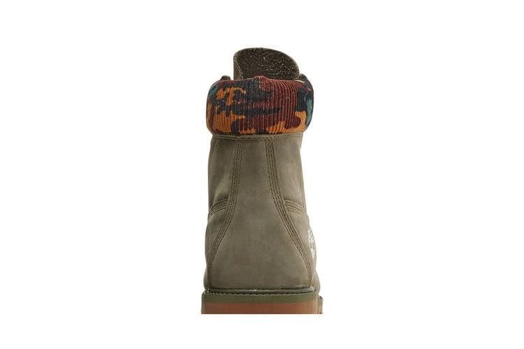 Timberland 6 Inch Heritage Warm Lined Boot Dark Green Camo