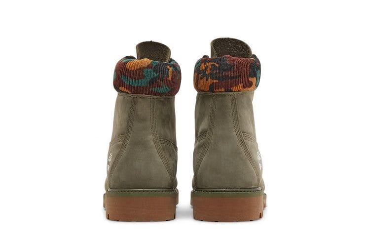 Timberland 6 Inch Heritage Warm Lined Boot Dark Green Camo