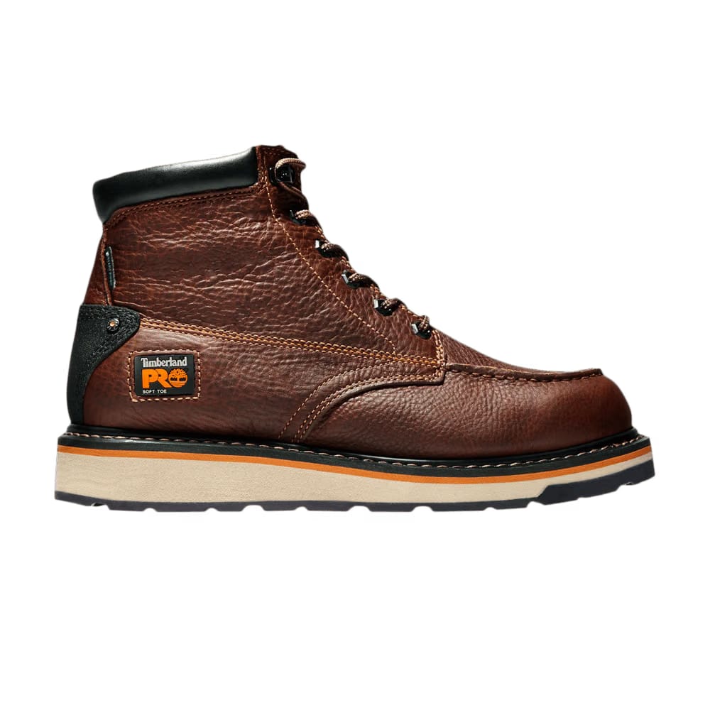 Timberland 6 Inch Gridworks Waterproof Work Boot Red Brown