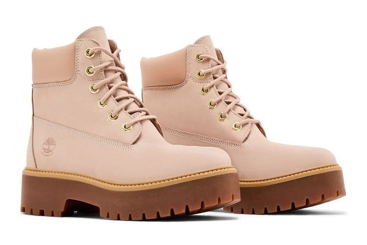 Timberland Wmns Stone Street 6 Inch Waterproof Platform Boot 'Light Pink'