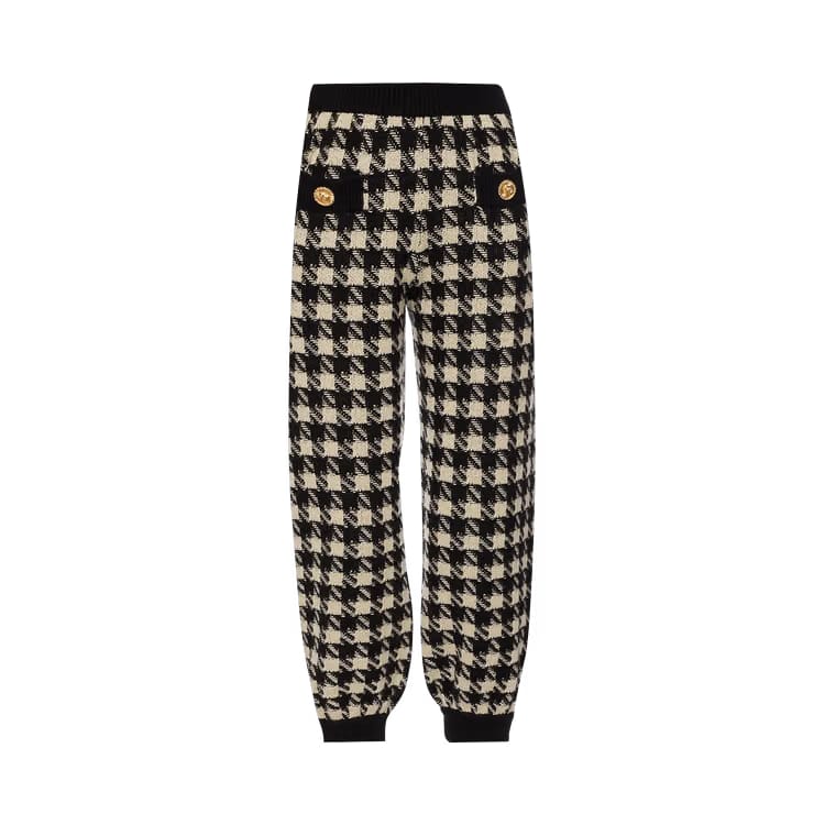 Gucci Houndstooth Track Pants Black
