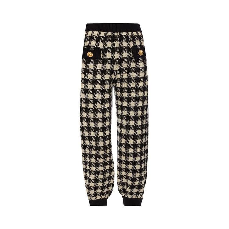 Gucci Houndstooth Track Pants Black