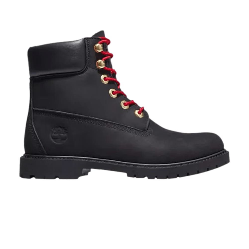 Timberland Wmns 6 Inch Heritage Boot 'Black Red'